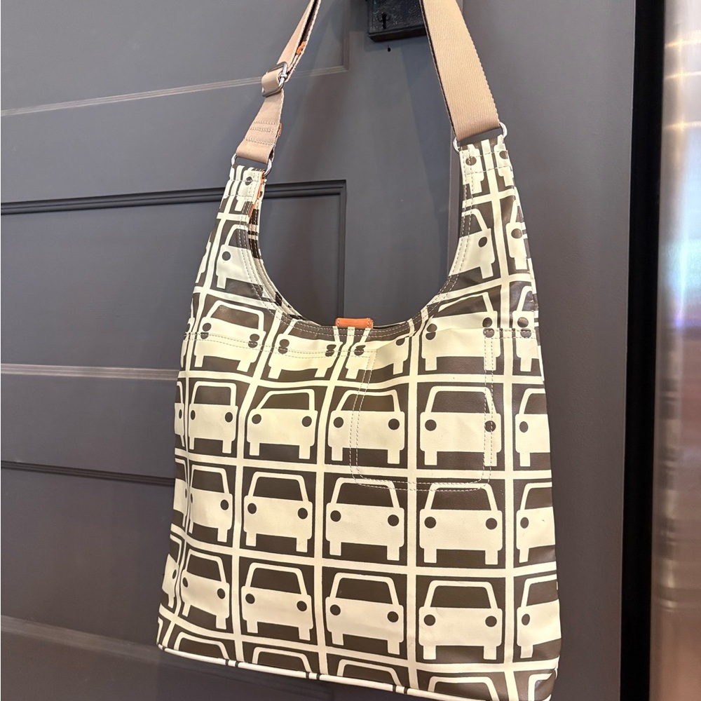 Orla Kiely, car pattern, NWOT, shoulder bag